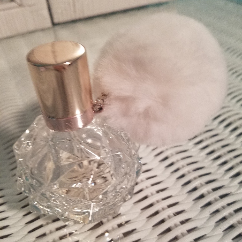 empty Ariana Grande perfume bottle, great for decor or crafts